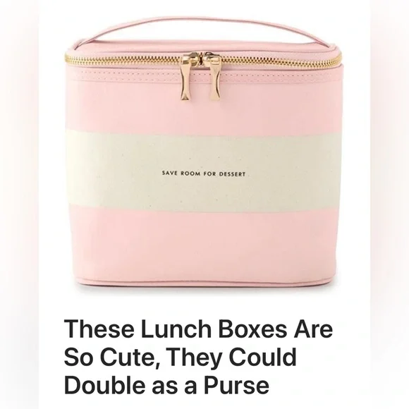 KATE SPADE Out To Lunch Tote Bag Insulated Lunch Tote Small Lunch Cooler - Picture 12 of 15